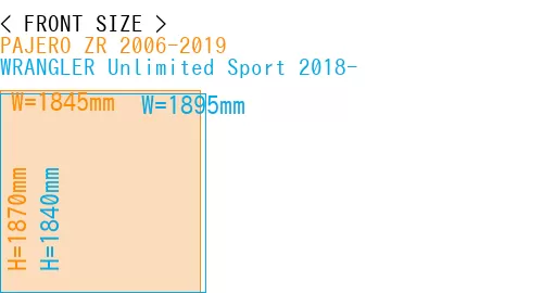 #PAJERO ZR 2006-2019 + WRANGLER Unlimited Sport 2018-